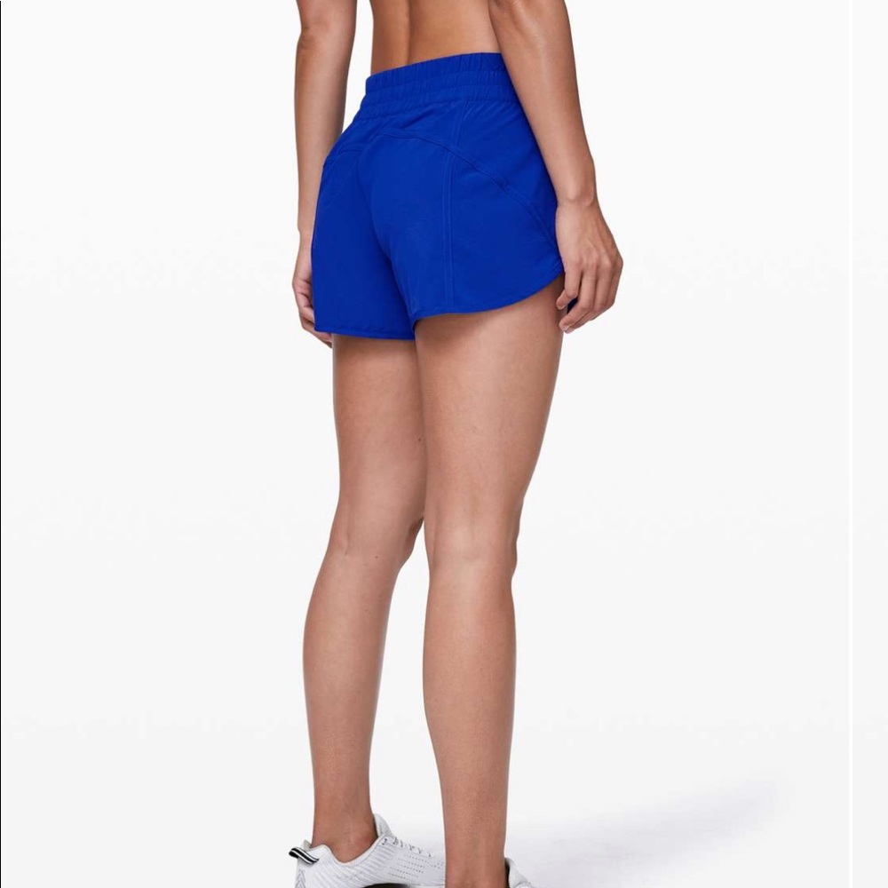 Lululemon 4 Tracker IV short 4” Jetstream Blue LNC